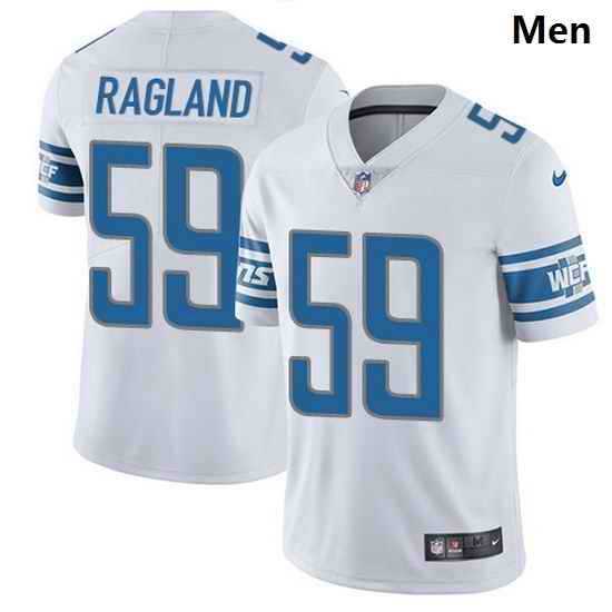 Nike Detroit Lions 59 Reggie Ragland White Men Stitched NFL Vapor Untouchable Limited Jersey